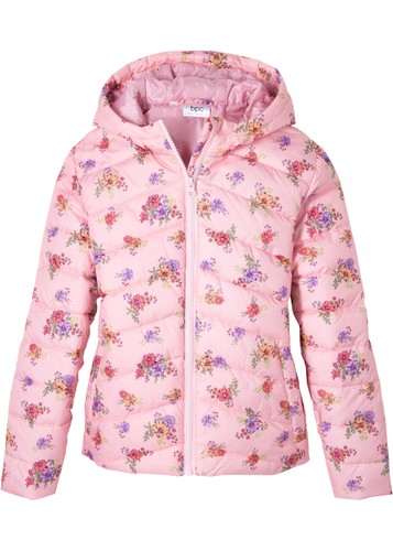 Steppjacke mit blumendruck und - mit,